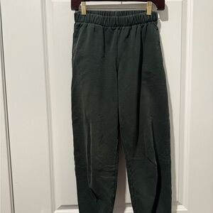 Brandy Melville Dark Green Joggers Sweats